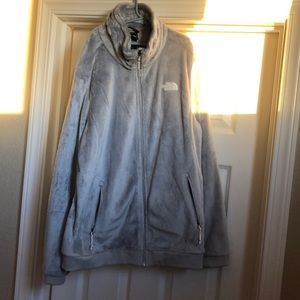 furry Northface jacket